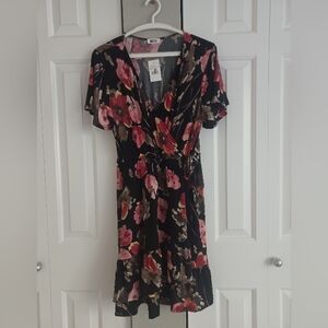NWT Nordstrom Faux Wrap Floral Dress